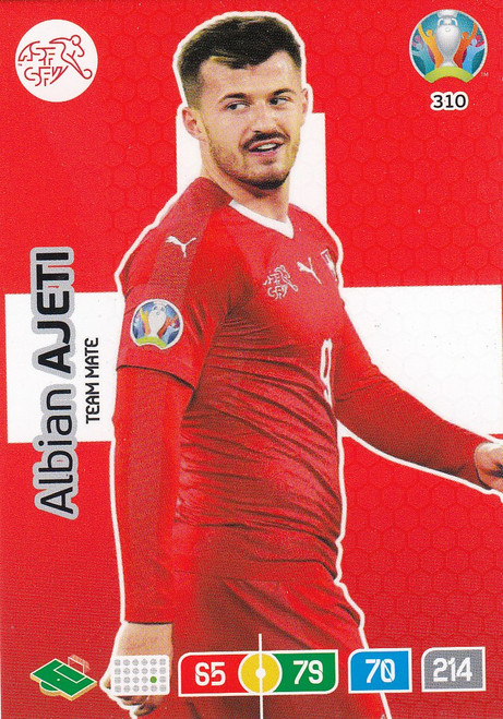 #310 Albian Ajeti (Switzerland) Adrenalyn XL Euro 2020