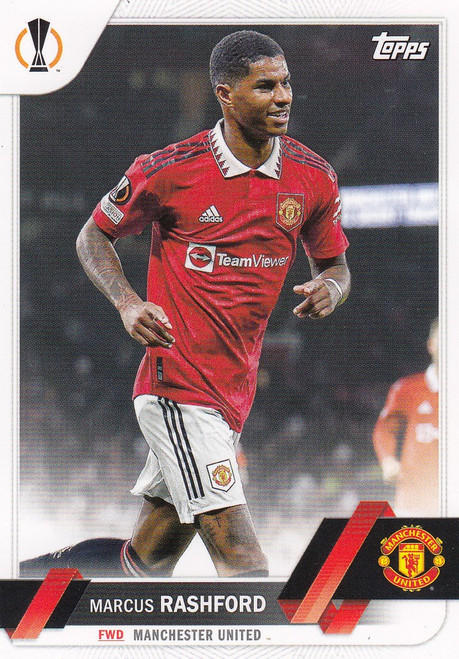 #007 Marcus Rashford (Manchester United) Topps UEFA Club Competitions Flagship 2022/23