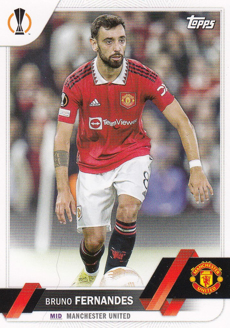 #008 Bruno Fernandes (Manchester United) Topps UEFA Club Competitions Flagship 2022/23