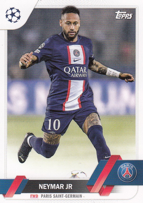 #10 Neymar Jr (Paris Saint-Germain) Topps UCC Flagship 2022/23