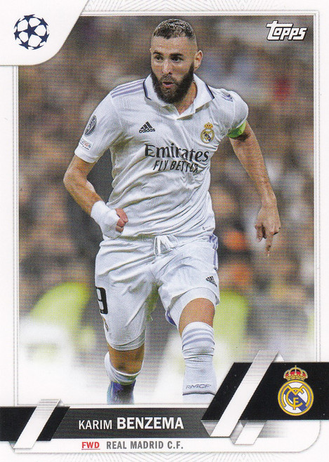 #014 Karim Benzema (Real Madrid) Topps UEFA Club Competitions Flagship 2022/23