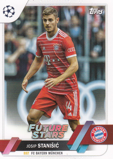 #016 Josip Stanisic (Bayern Münich) Topps UEFA Club Competitions Flagship 2022/23