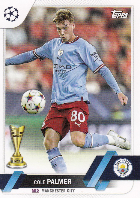 #034 Cole Palmer (Manchester City) Topps UEFA Club Competitions Flagship 2022/23