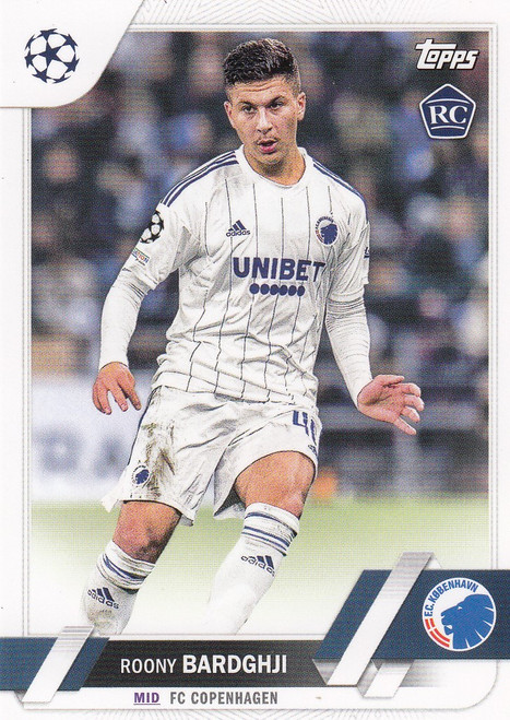 #040 Roony Bardghji (Copenhagen) Topps UEFA Club Competitions Flagship 2022/23 - ROOKIE CARD RC