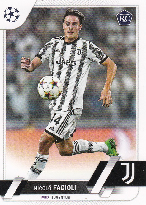 #053 Nicoló Fagioli (Juventus) Topps UEFA Club Competitions Flagship 2022/23
