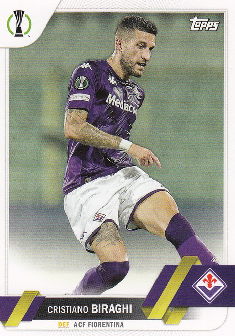 #89 Cristiano Biraghi (ACF Fiorentina) Topps UCC Flagship 2022/23