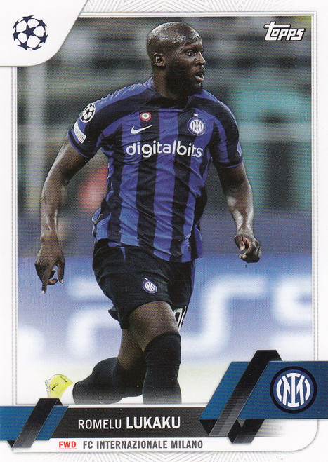 #096 Romelu Lukaku (Inter Milan) Topps UEFA Club Competitions Flagship 2022/23