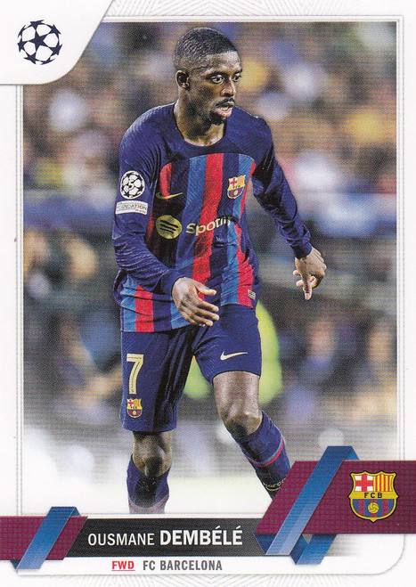 Topps Barcelona / Ousmane Dembele / デンベレ 2022-23 Topps Chrome UEFA Club #98 OUSMANE DEMBELE FC