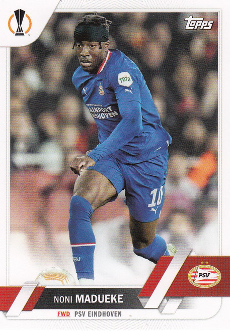 #106 Noni Madueke (PSV) Topps UEFA Club Competitions Flagship 2022/23