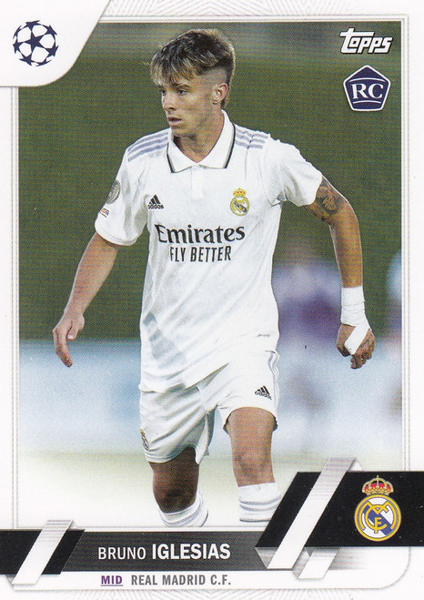 #114 Bruno Iglesias (Real Madrid) Topps UEFA Club Competitions Flagship 2022/23