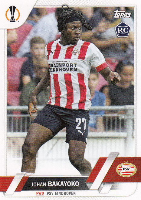 #126 Johan Bakayoko (PSV Eindhoven) Topps UCC Flagship 2022/23