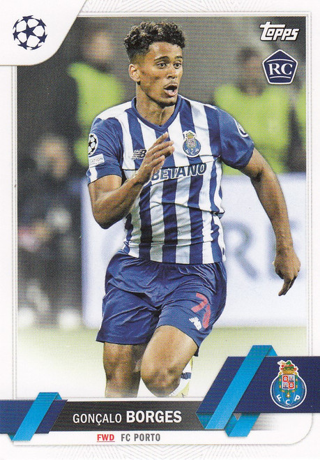 #134 Gonçalo Borges (Porto) Topps UEFA Club Competitions Flagship 2022/23