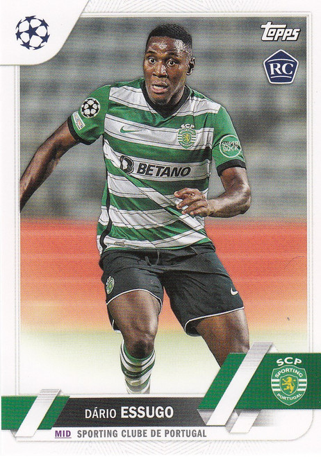 #155 Dário Essugo (Sporting) Topps UEFA Club Competitions Flagship 2022/23
