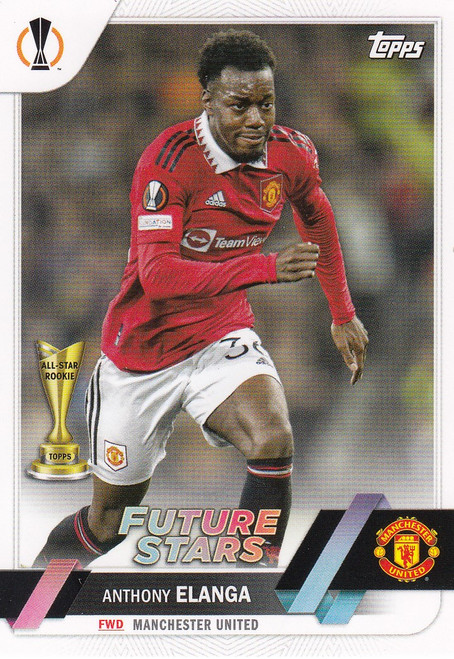 #169 Anthony Elanga (Manchester United) Topps UEFA Club Competitions Flagship 2022/23