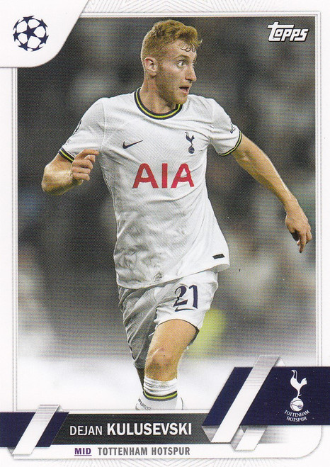 #191 Dejan Kulusevski (Tottenham Hotspur) Topps UCC Flagship 2022/23