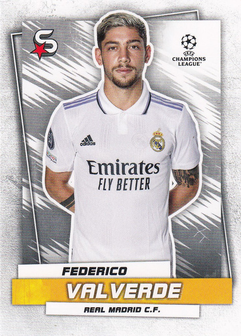 #44 Federico Valverde (Real Madrid CF) Topps UEFA Football Superstars 2022/23