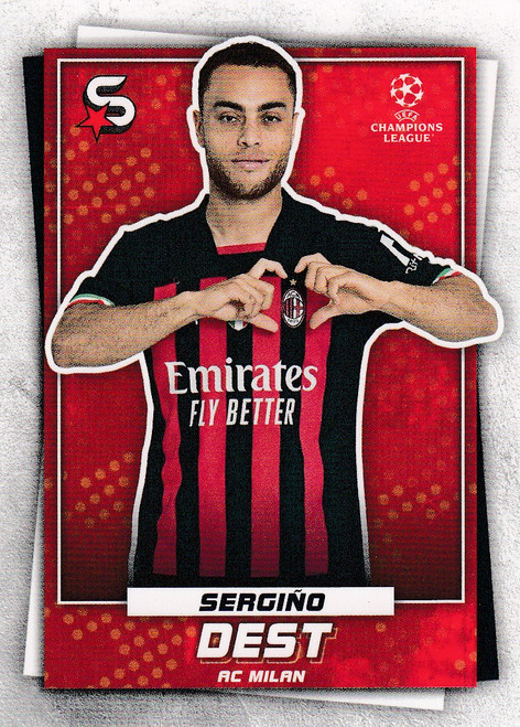 #067 Sergiño Dest (AC Milan) Topps Superstars 2022/23