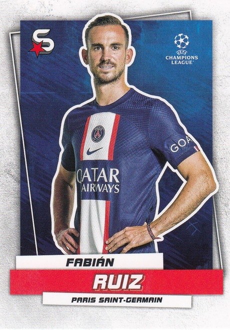 #132 Fabián Ruiz (PSG) Topps Superstars 2022/23