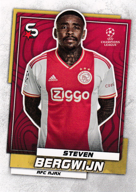 #154 Steven Bergwijn (AFC Ajax) Topps UEFA Football Superstars 2022/23