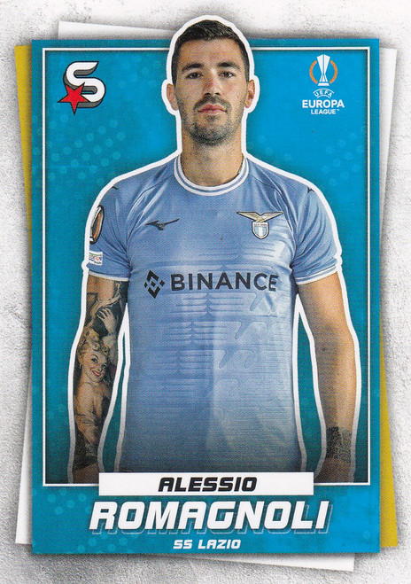 #179 Alessio Romagnoli (SS Lazio) Topps UEFA Football Superstars 2022/23