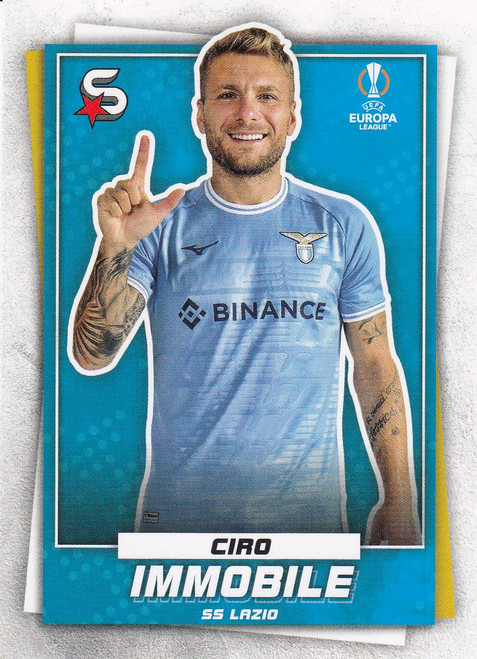 #182 Ciro Immobile (Lazio) Topps Superstars 2022/23