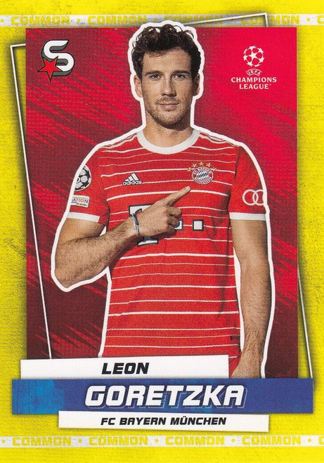 #098 Leon Goretzka (Bayern Münich) - YELLOW PARALLEL (COMMON) - Topps Superstars 2022/23 #098 Leon Goretzka (Bayern Münich) - YELLOW PARALLEL (COMMON) - Topps Superstars 2022/23