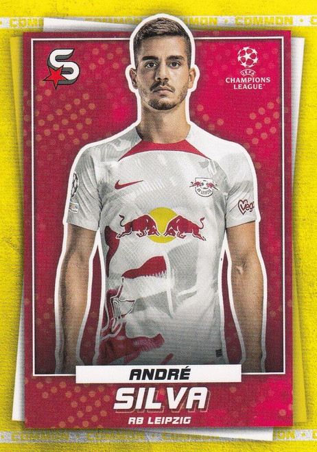 #122 Andre Silva (RB Leipzig) - YELLOW PARALLEL (COMMON) - Topps Superstars 2022/23