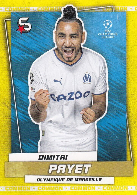 #138 Dimitri Payet (Olympique de Marseille) Topps UEFA Football Superstars 2022/23 COMMON CARD