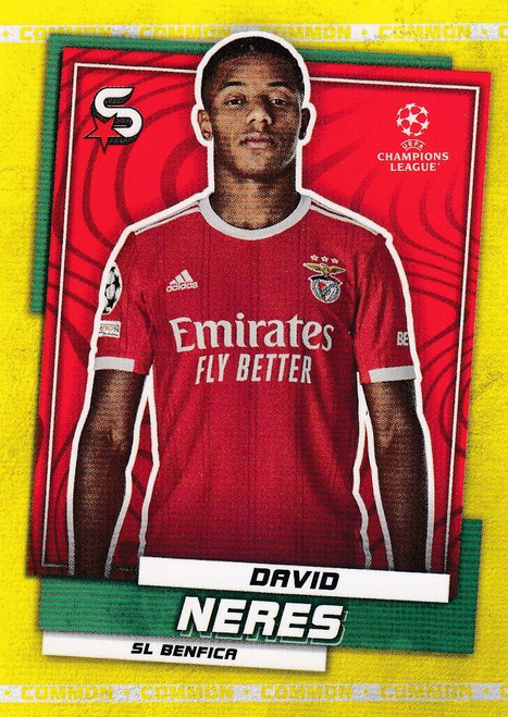 #151 David Neres (SL Benfica) Topps UEFA Football Superstars 2022/23 COMMON CARD