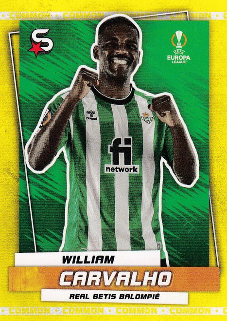 #174 William Carvalho (Real Betis Balompié) Topps UEFA Football Superstars 2022/23 COMMON CARD