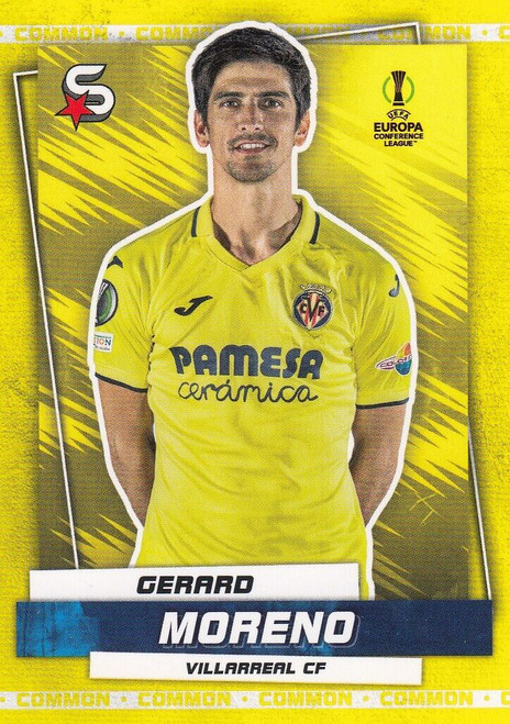 #189 Gerard Moreno (Villarreal CF) Topps UEFA Football Superstars 2022/23 COMMON CARD