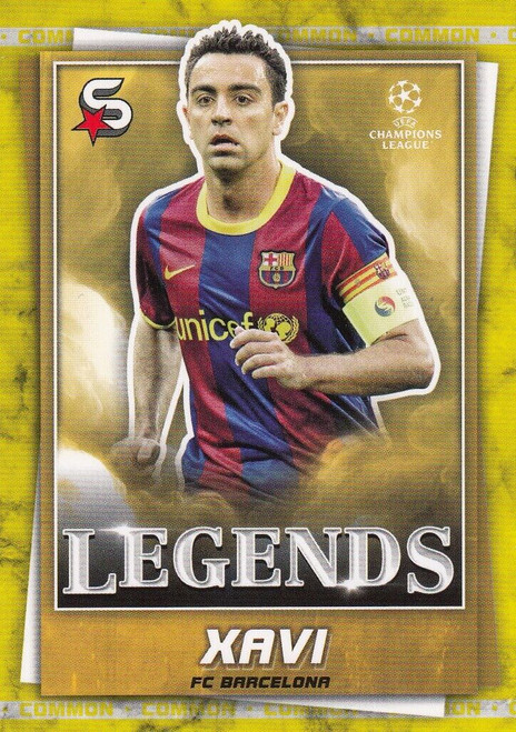 #196 Xavi (FC Barcelona) Topps UEFA Football Superstars 2022/23 COMMON CARD