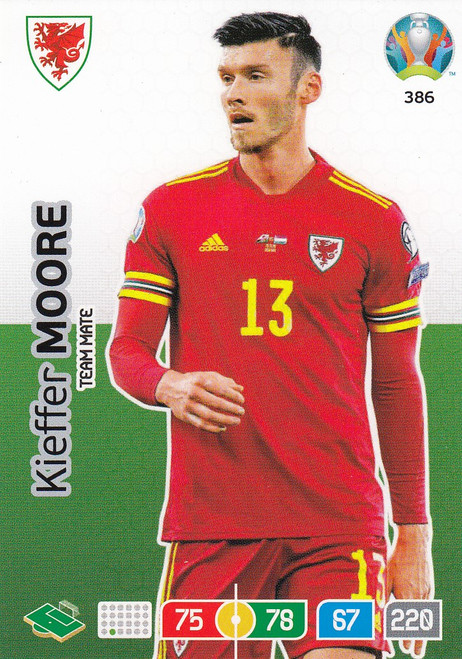 #386 Kieffer Moore (Wales) Adrenalyn XL Euro 2020