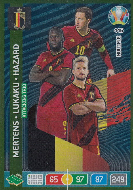 #445 Belgium Adrenalyn XL Euro 2020 MULTIPLE - ATTACKING TRIO