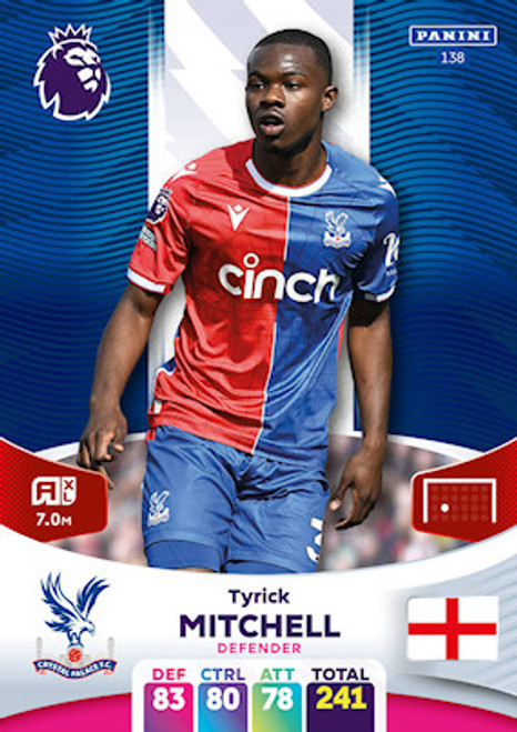 #138 Tyrick Mitchell (Crystal Palace) Adrenalyn XL Premier League 2024