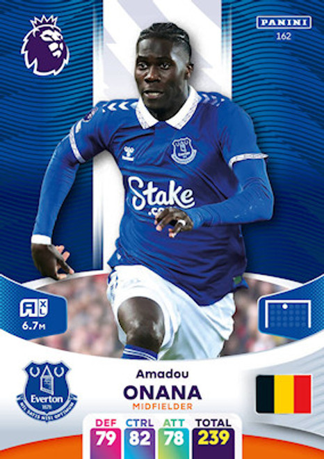 #162 Amadou Onana (Everton) Adrenalyn XL Premier League 2024
