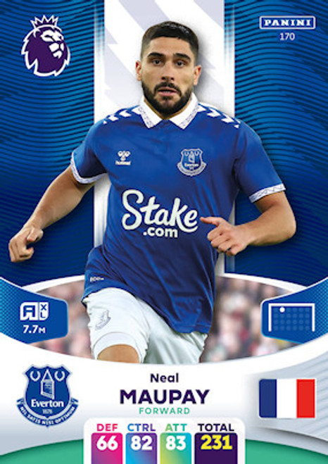 #170 Neal Maupay (Everton) Adrenalyn XL Premier League 2024