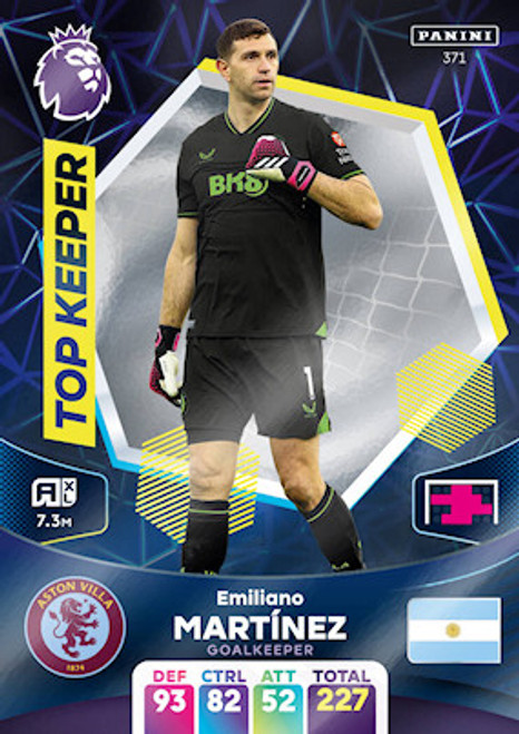 #371 Emiliano Martínez (Aston Villa) Adrenalyn XL Premier League 2024 TOP KEEPER