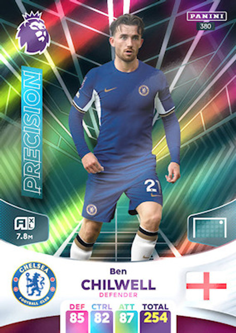 #380 Ben Chilwell (Chelsea) Adrenalyn XL Premier League 2024 PRECISION