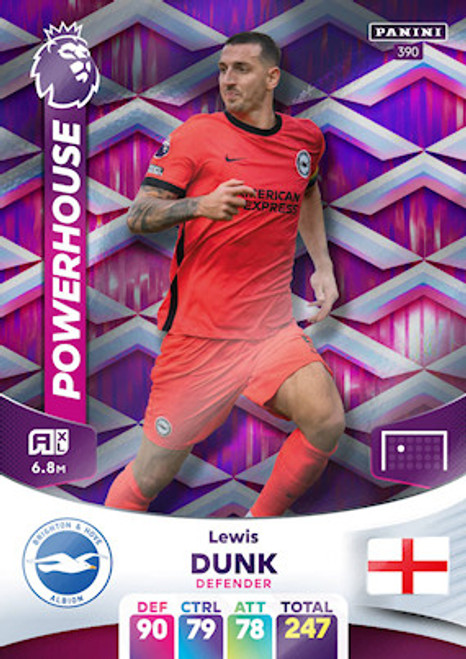 #390 Lewis Dunk (Brighton & Hove Albion) Adrenalyn XL Premier League 2024 POWERHOUSE