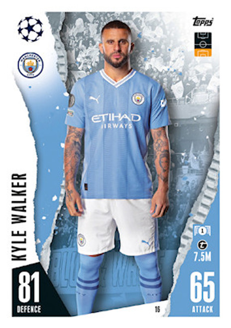 #016 Kyle Walker (Manchester City) - Topps Match Attax 2023/24