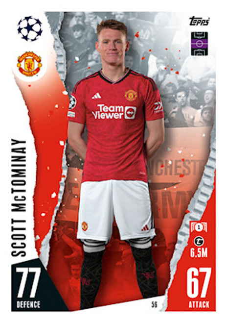 #056 Scott McTominay (Manchester United) - Topps Match Attax 2023/24