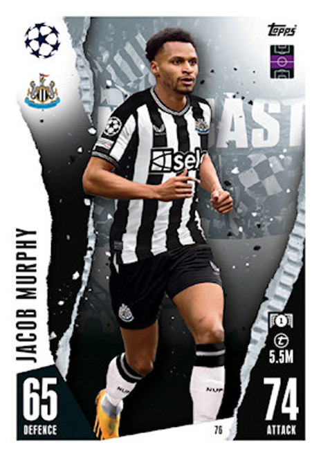 #076 Jacob Murphy (Newcastle United) - Topps Match Attax 2023/24 #076 Jacob Murphy (Newcastle United) - Topps Match Attax 2023/24