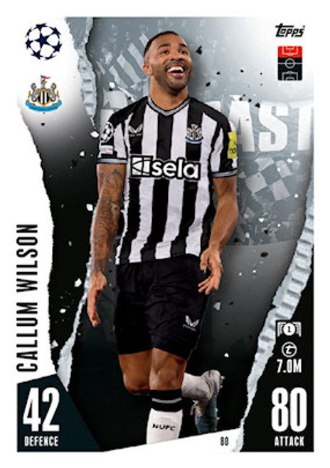 #080 Callum Wilson (Newcastle United) - Topps Match Attax 2023/24 #080 Callum Wilson (Newcastle United) - Topps Match Attax 2023/24
