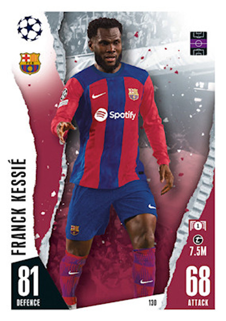 #130 Franck Kessie (FC Barcelona) Match Attax Champions League 2023/24