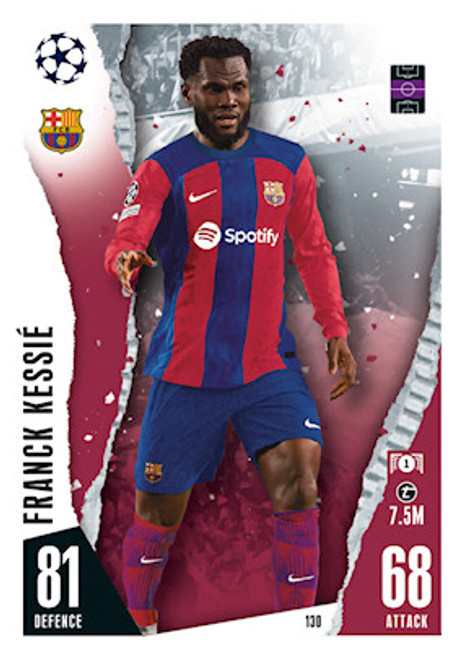 #130 Franck Kessie (Barcelona) - Topps Match Attax 2023/24