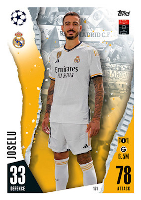 #151 Joselu (Real Madrid) - Topps Match Attax 2023/24