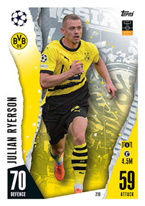 #210 Julian Ryerson (Borussia Dortmund) - Topps Match Attax 2023/24