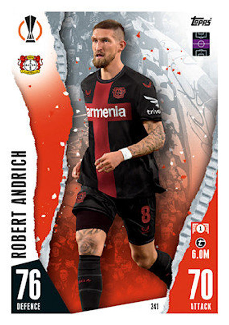 #241 Robert Andrich (Bayer Leverkusen) - Topps Match Attax 2023/24