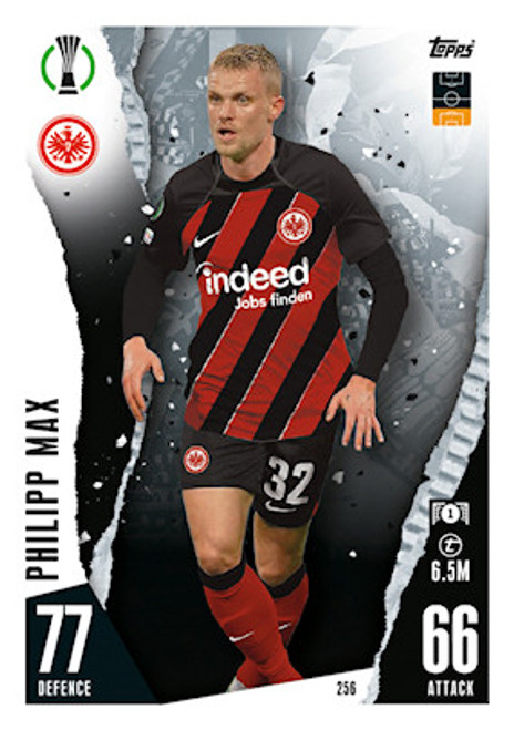 #256 Philipp Max (Eintracht Frankfurt) Match Attax Champions League 2023/24